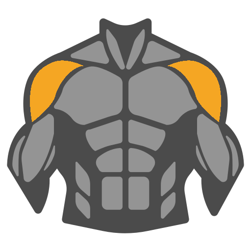 Shoulders and chest workout icon